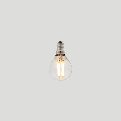 G45 3W Fancy Round LED Filament Light Bulb E14 2200K Clear Glass | Superior Quality LED Light Globes | Vintage LED