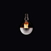 G45 3W Fancy Round LED Filament Light Bulb E14 2200K Clear Glass with Silver Cap | Superior Quality LED Light Globes | Vintage LED